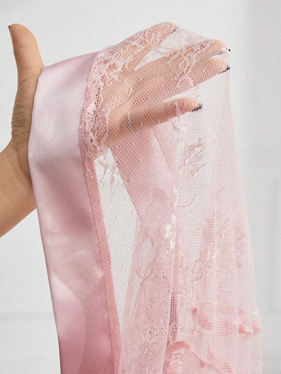 Ensemble de pyjama simple et sobre avec décoration en dentelle pour femmes, lingerie de mariée, vêtements d'automne