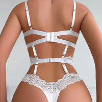 Body sexy en dentelle ajourée pour femmes