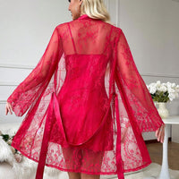 Ensemble de pyjama simple et sobre avec décoration en dentelle pour femmes, lingerie de mariée, vêtements d'automne