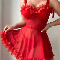 2 pièces Ensemble de lingerie de mariée