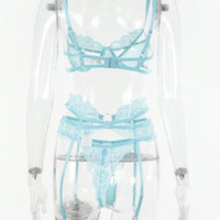 Ensemble de lingerie sexy en dentelle ajourée pour femmes, 5 pièces pour sortir