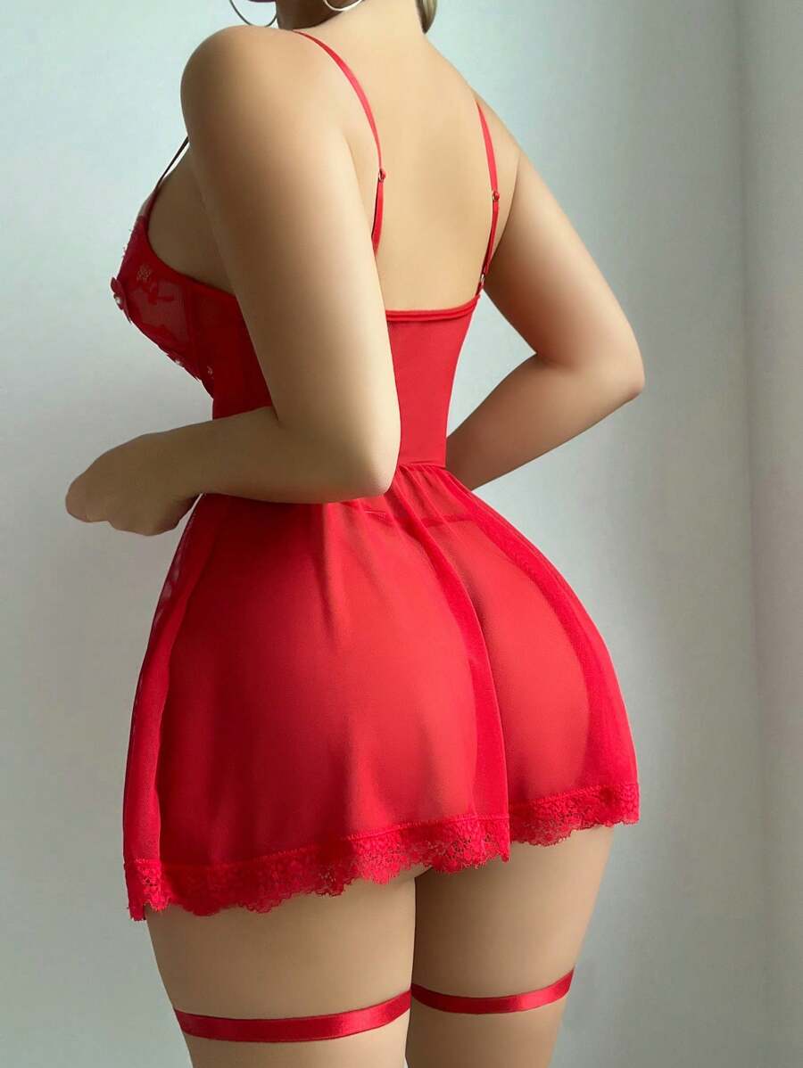 4 pièces Ensemble de lingerie sexy