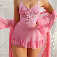 2 pièces Set Nuisette en Dentelle