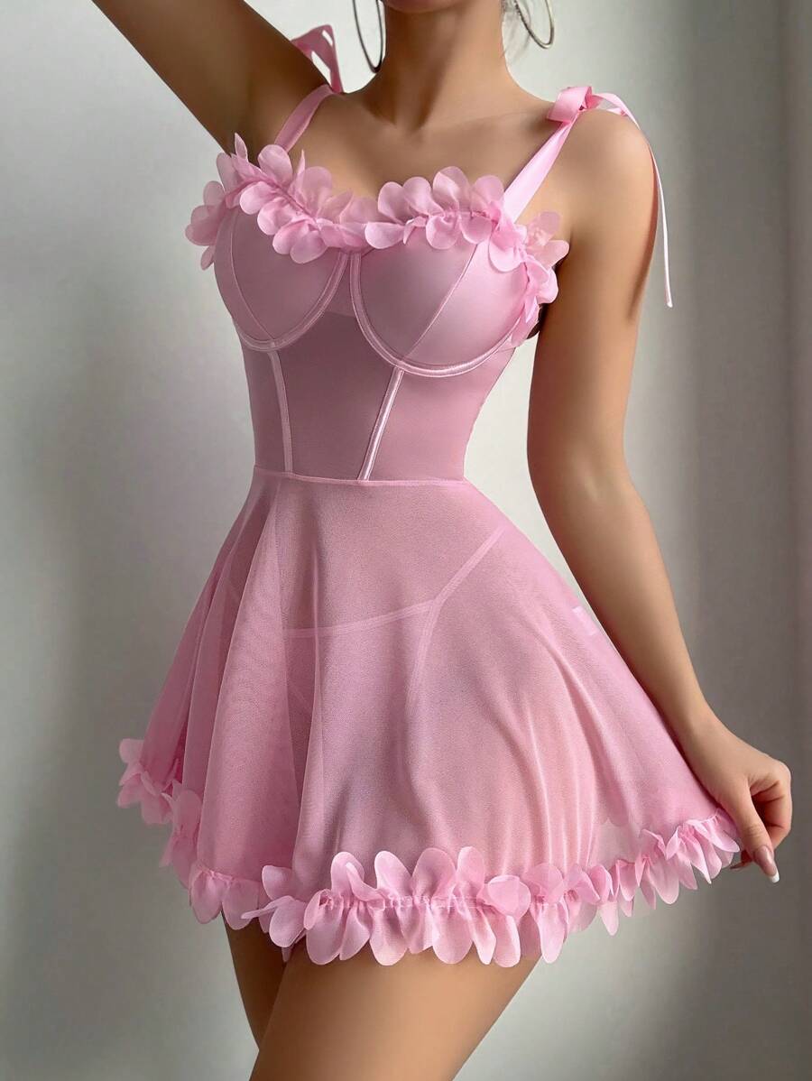 2 pièces Ensemble de lingerie de mariée