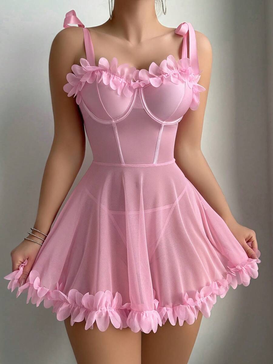 2 pièces Ensemble de lingerie de mariée