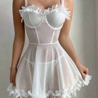 2 pièces Ensemble de lingerie de mariée