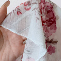 Nuisette fendue à encolure en V, manches évasées et imprimé floral sexy pour femmes