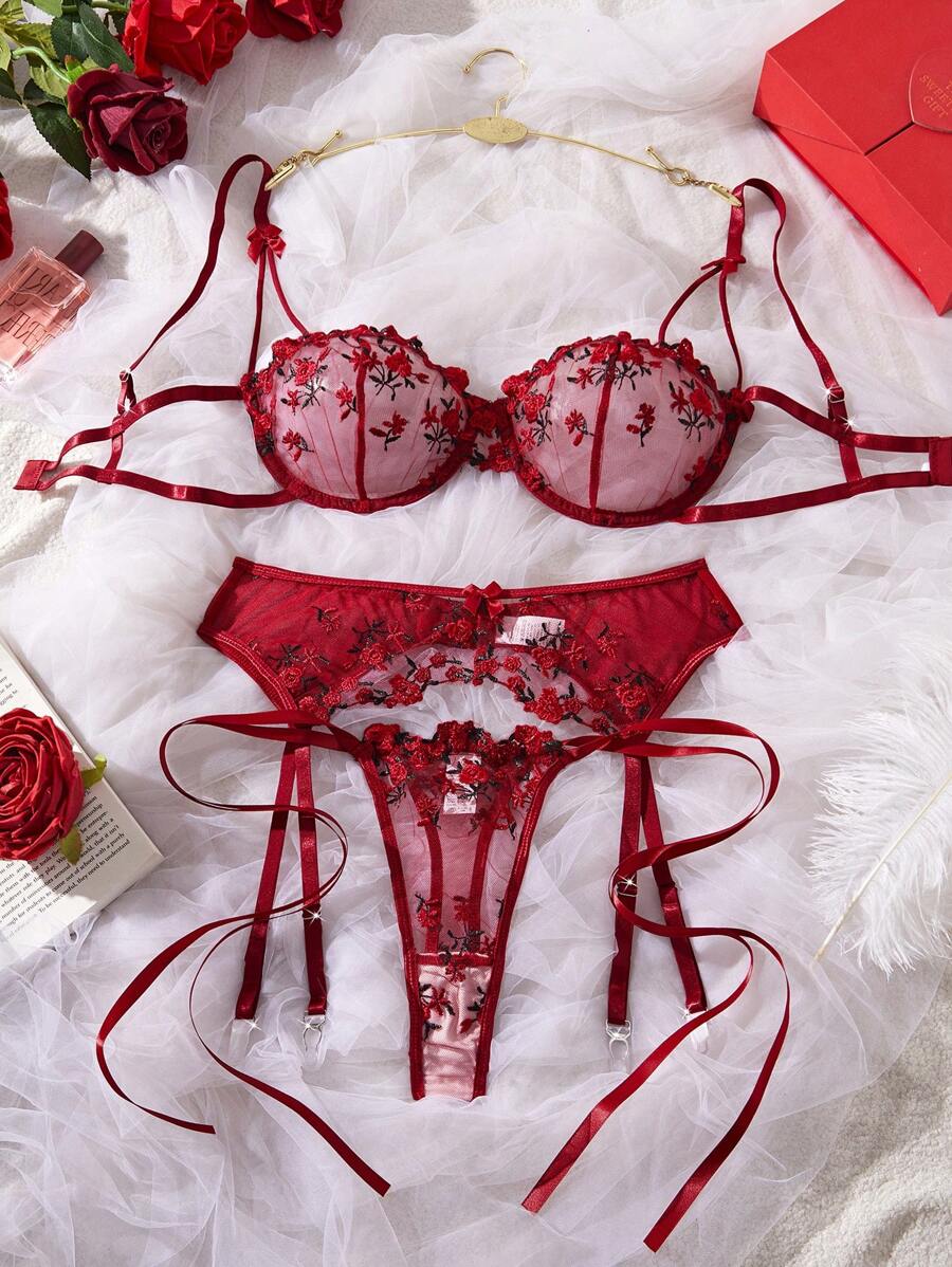 3 pièces/Set Ensemble de lingerie sexy