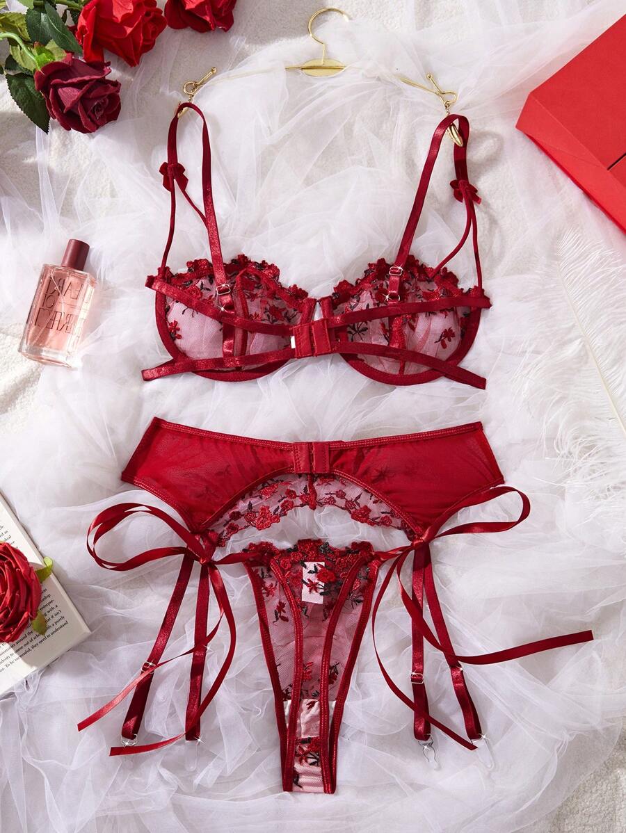 3 pièces/Set Ensemble de lingerie sexy