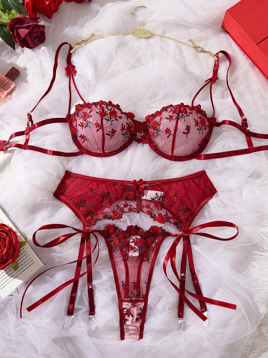 3 pièces/Set Ensemble de lingerie sexy