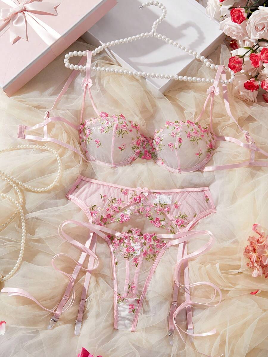 3 pièces/Set Ensemble de lingerie sexy