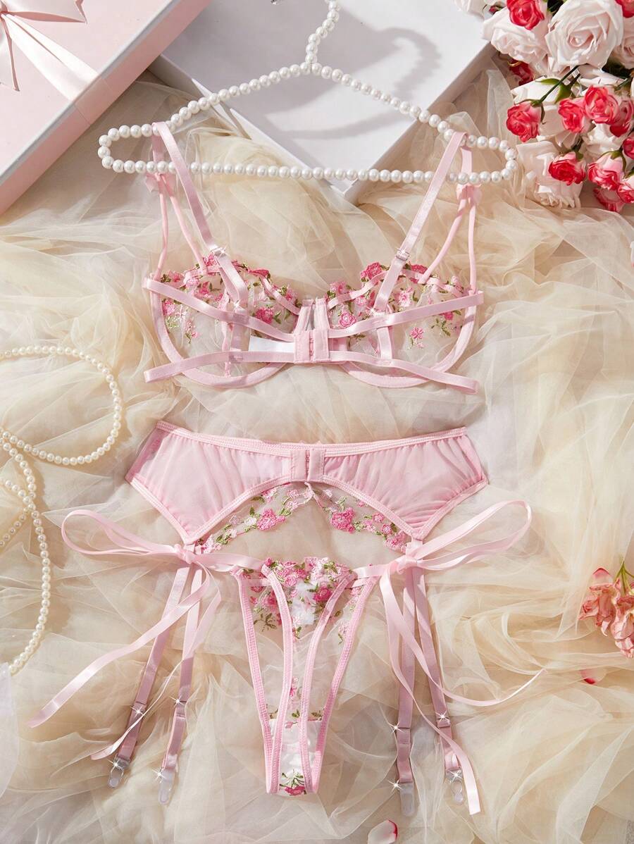 3 pièces/Set Ensemble de lingerie sexy