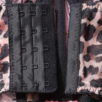 Ensemble de 3 soutien-gorge porte-jarretelles en maille transparente sexy pour femme