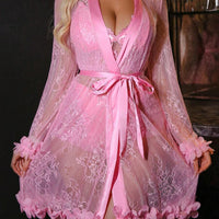 SilkySpell Ensemble de lingerie sexy avec patchwork en dentelle pour femmes