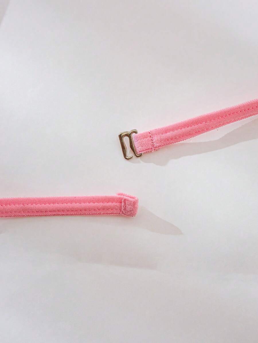 Sanrio Ensemble de pyjama rose imprimé numériquement mignon Hello chat de Sanrio, body transparent dos nu, body mignon, body teddy, body sexy lingerie, idéal pour les sorties