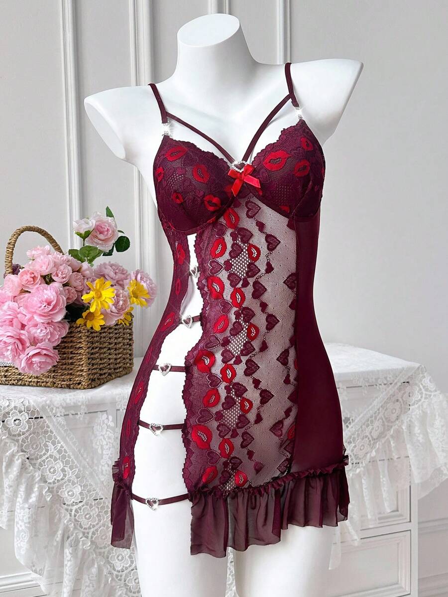 SilkySpell Nuisette en maille sexy