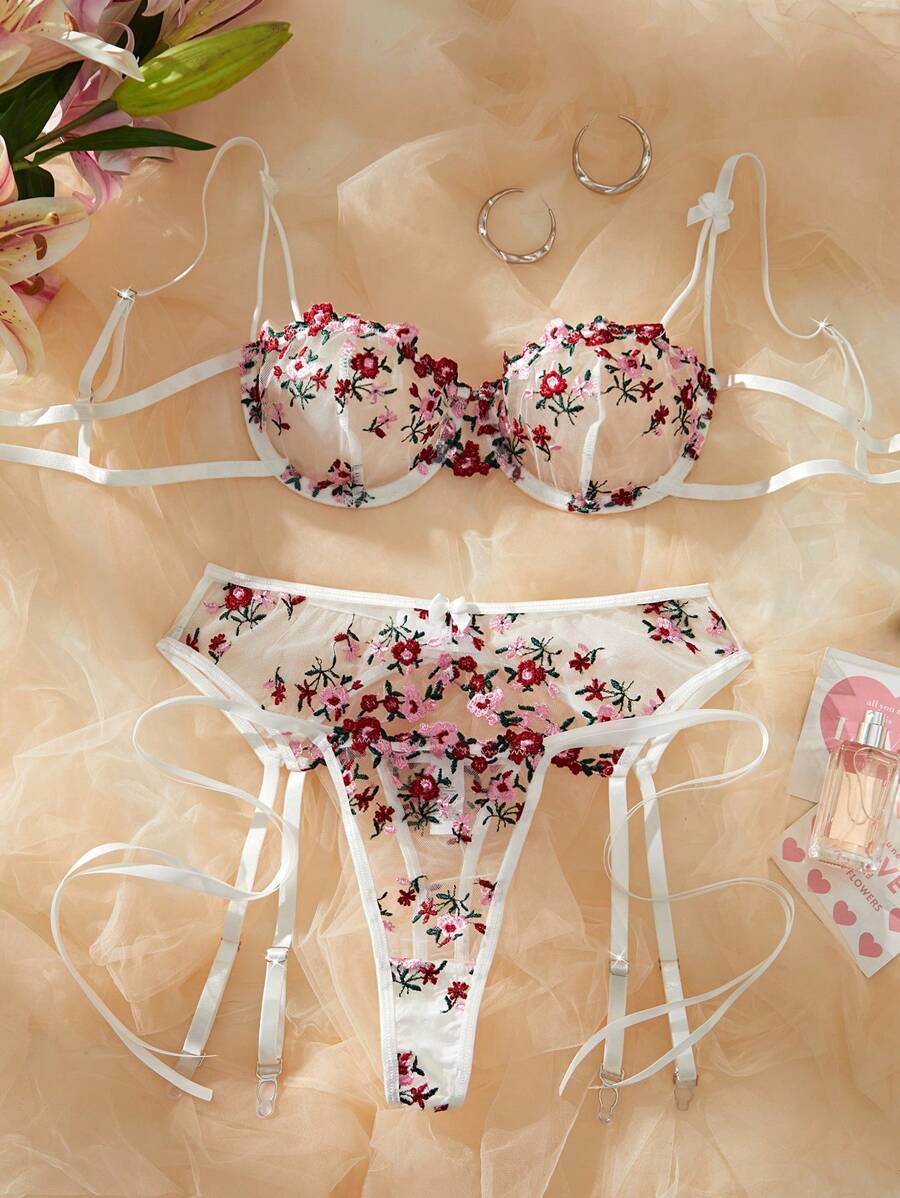 3 pièces/Set Ensemble de lingerie sexy