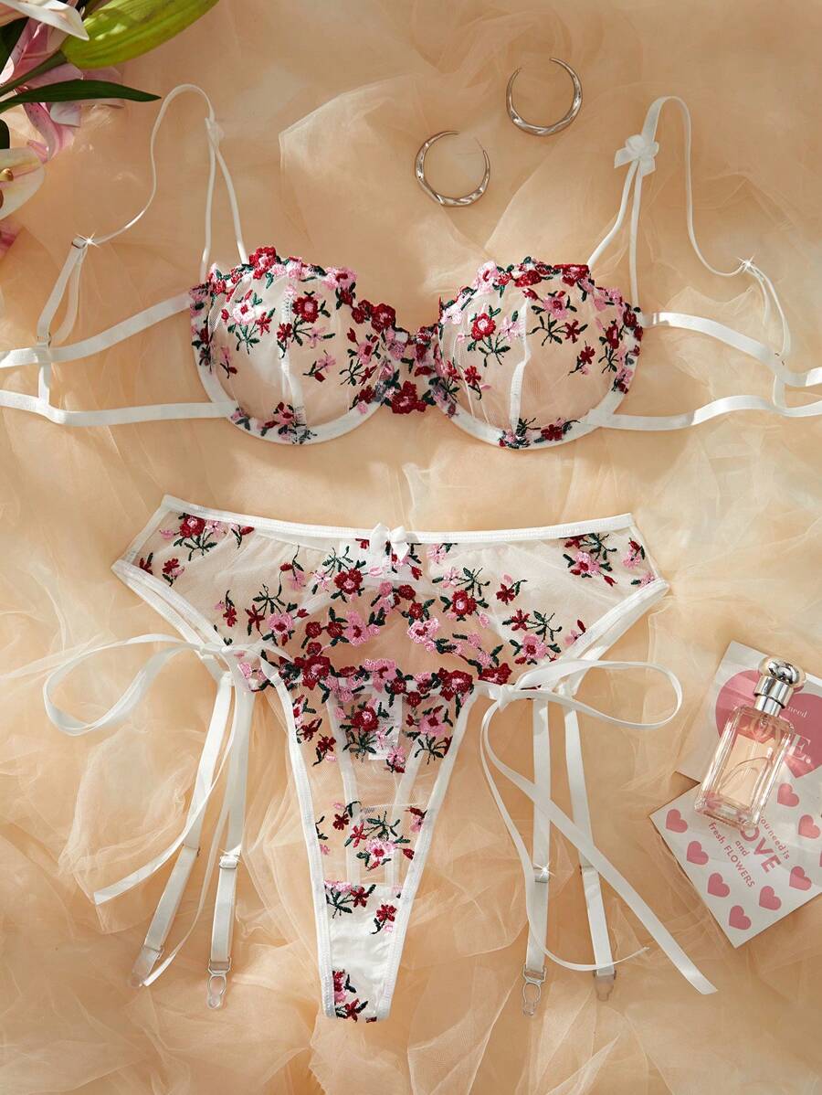 3 pièces/Set Ensemble de lingerie sexy