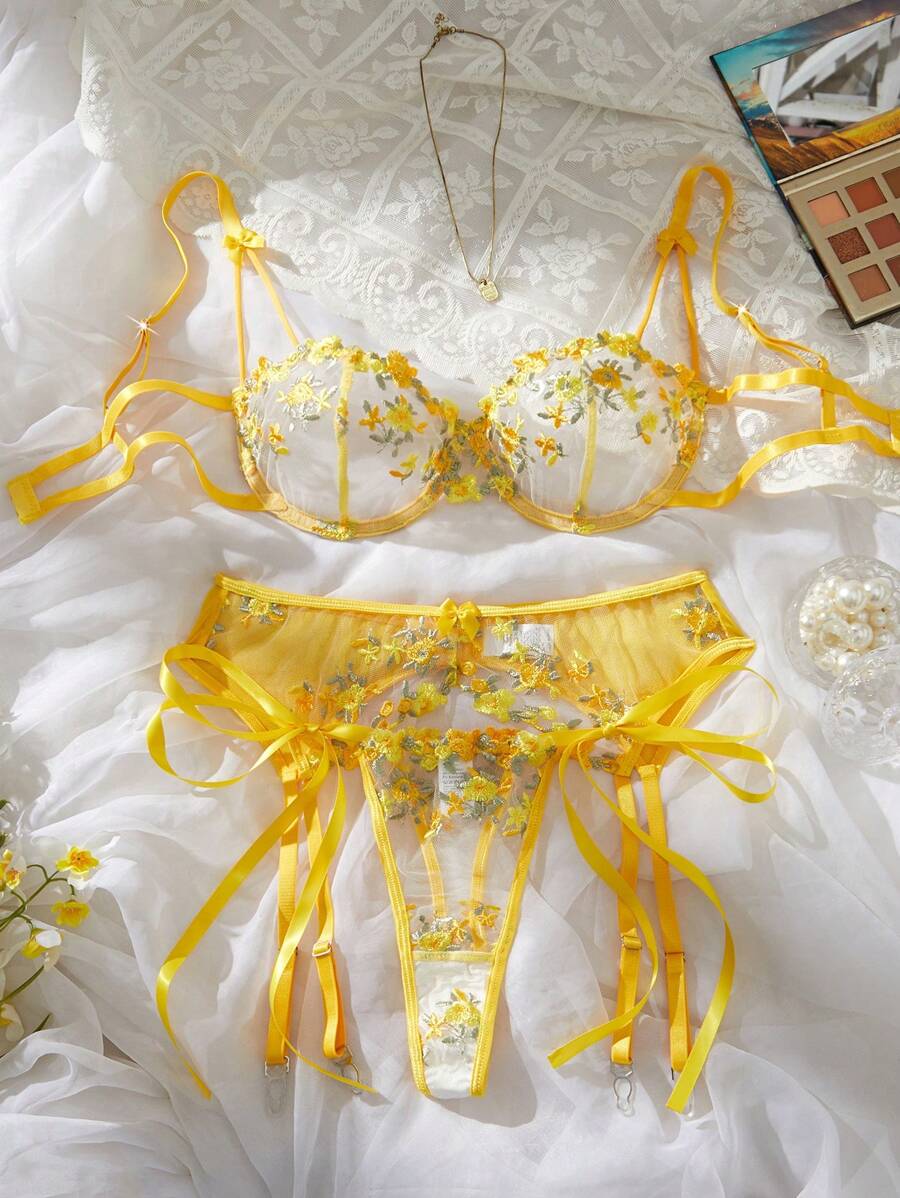 3 pièces/Set Ensemble de lingerie sexy