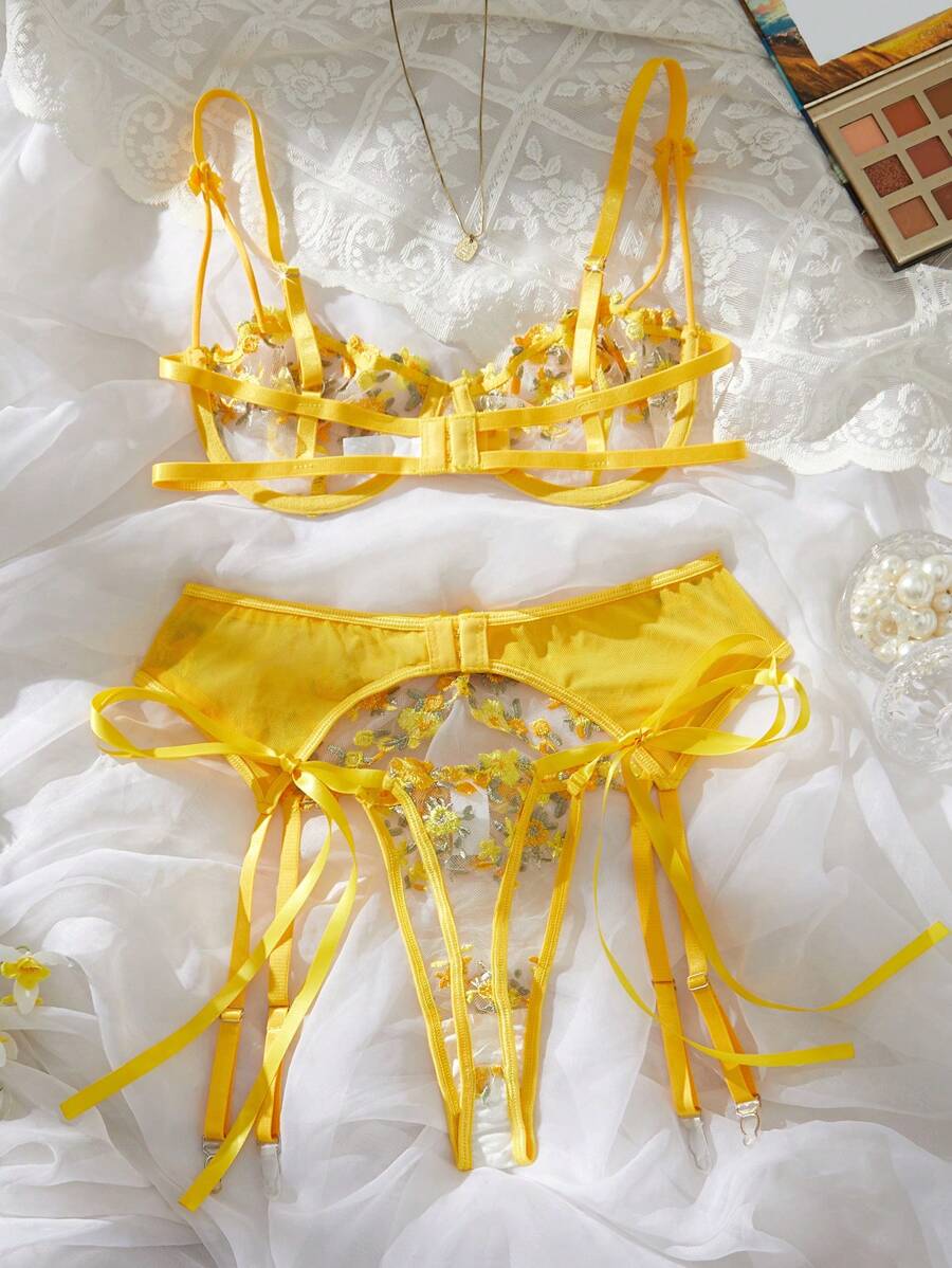 3 pièces/Set Ensemble de lingerie sexy