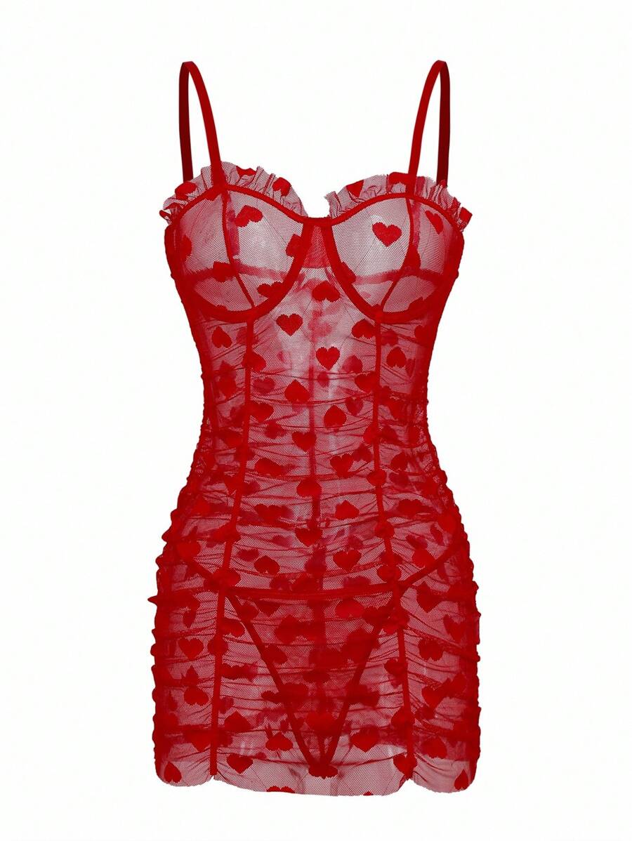 Robe de lingerie sexy avec armature