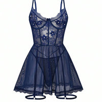 4 pièces Ensemble de lingerie sexy