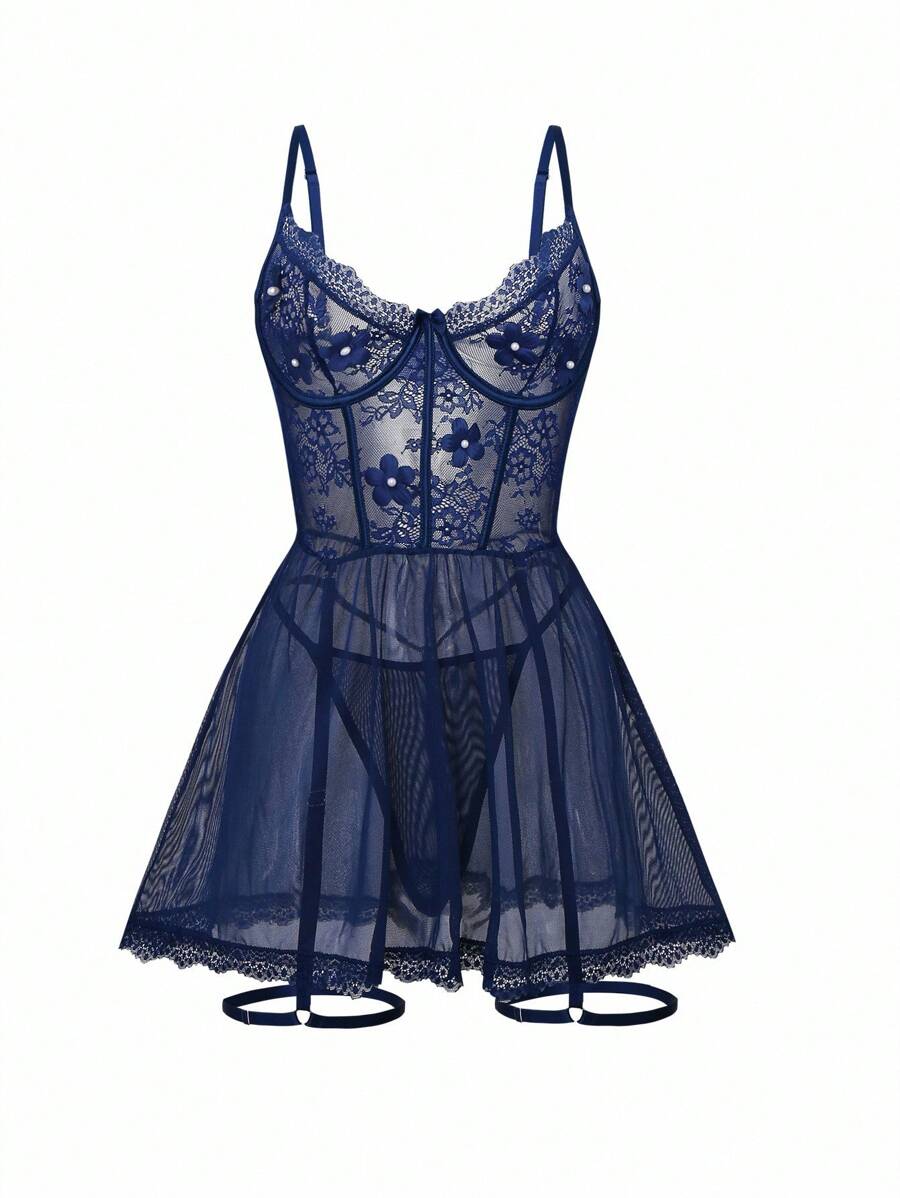 4 pièces Ensemble de lingerie sexy