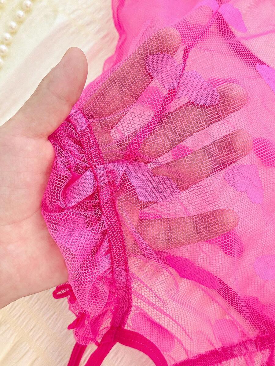 PetitDoll 1 pièce Body sexy à épaules ajourées et croisées pour femmes